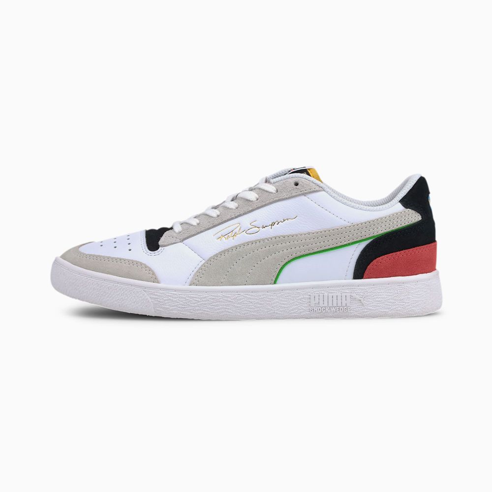 Puma Ralph Sampson Lo WH Férfi Sportcipő - Piros ( Hungary - FIRET6280 )